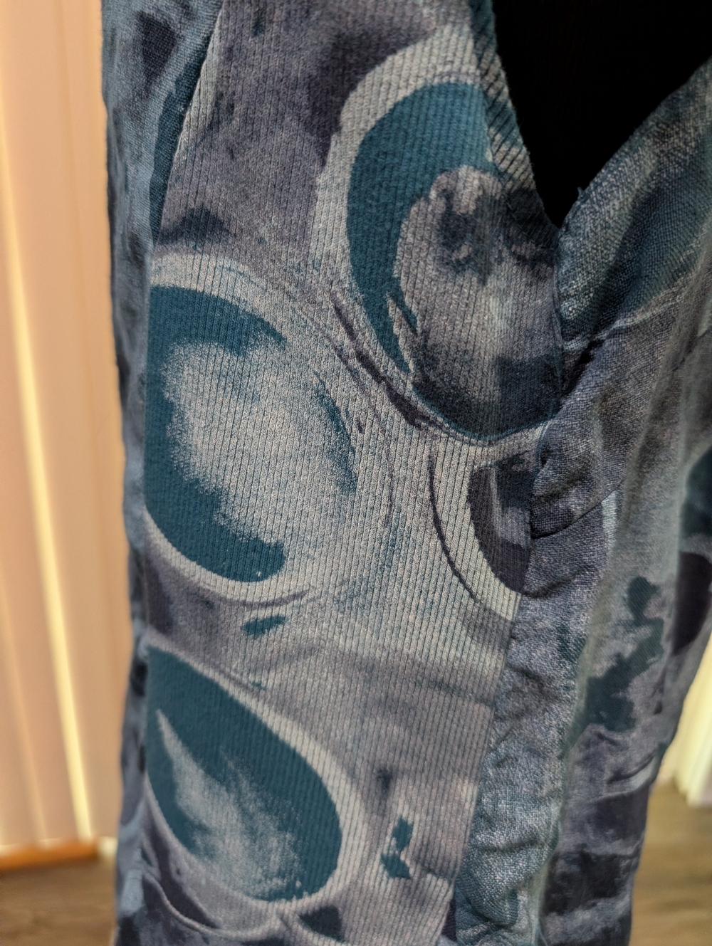 Made in Italy Blue Linen Dress - Picture 4 of 6